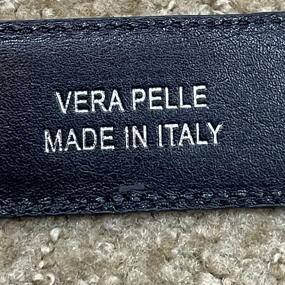 Roncato Vera Pelle‎ Italian Leather Belt Black Size 41